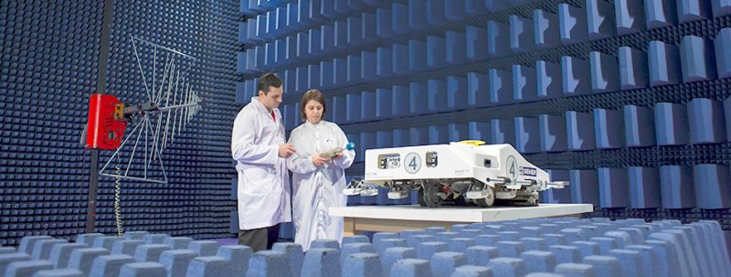 radiated emission-anechoic camera test