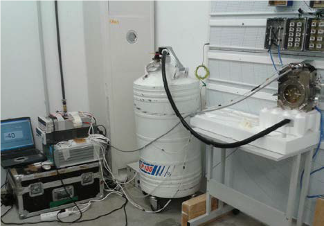 Temperature Radiation Test of High Voltage Optocouplers Gamma radiation set-up