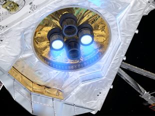 bepicolombo over earth