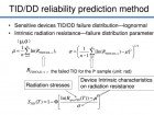 TID DD reliability prediction method