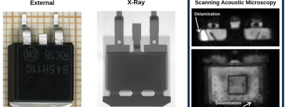 Confocal Acoustic Inspection of Optoelectronic Components