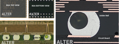 MacroVoids in assembled BGA packages