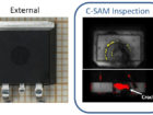 Crack detection within plastic packages