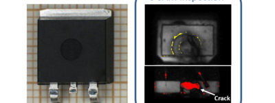 Crack detection within plastic packages